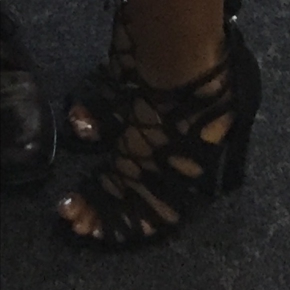 Black, Call it Spring lace up heels. - Picture 2 of 3